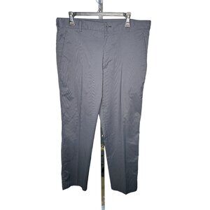 Nike Golf Dri-Fit Mens Pinstripe Pants 34x32 Black Stripe Lightweight Breathable